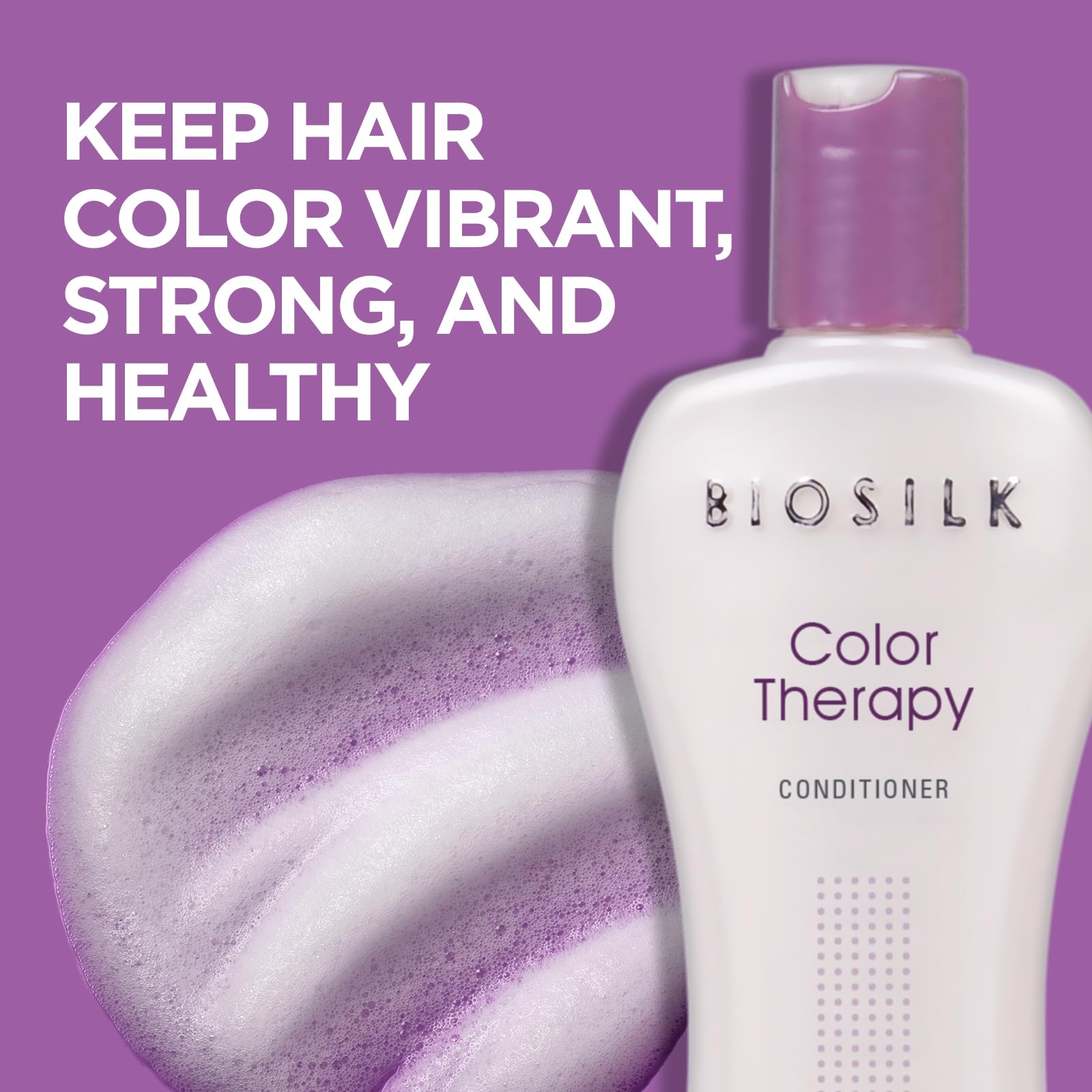 BioSilk moisturizing hair conditioner for color treated hair back label details