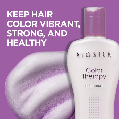 BioSilk moisturizing hair conditioner for color treated hair back label details