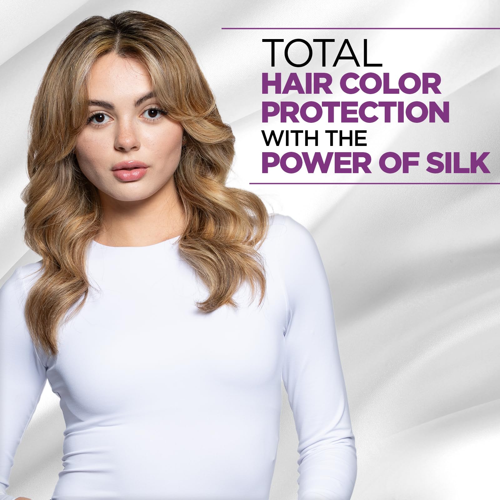 BioSilk USA imported hair conditioner packaging setup close up