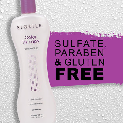 BioSilk paraben free color protecting conditioner lifestyle placement