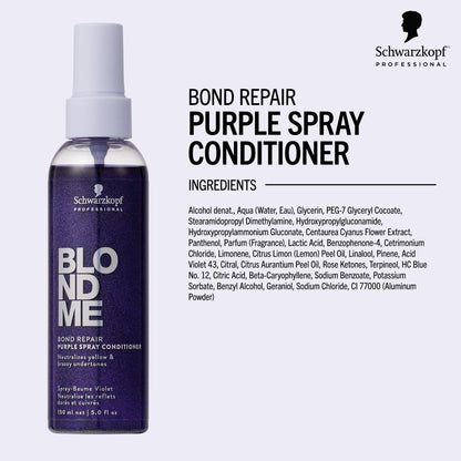 Authentic BlondMe bond repair conditioning treatment for bleached and highlighted hair packaging detail