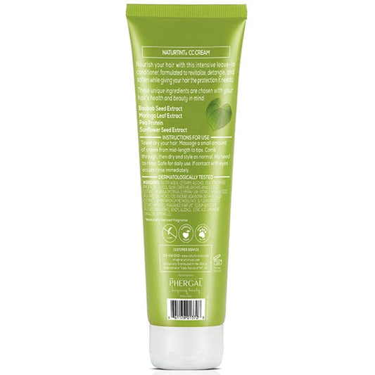 Naturtint CC Cream 150ml tube showing natural ingredients details