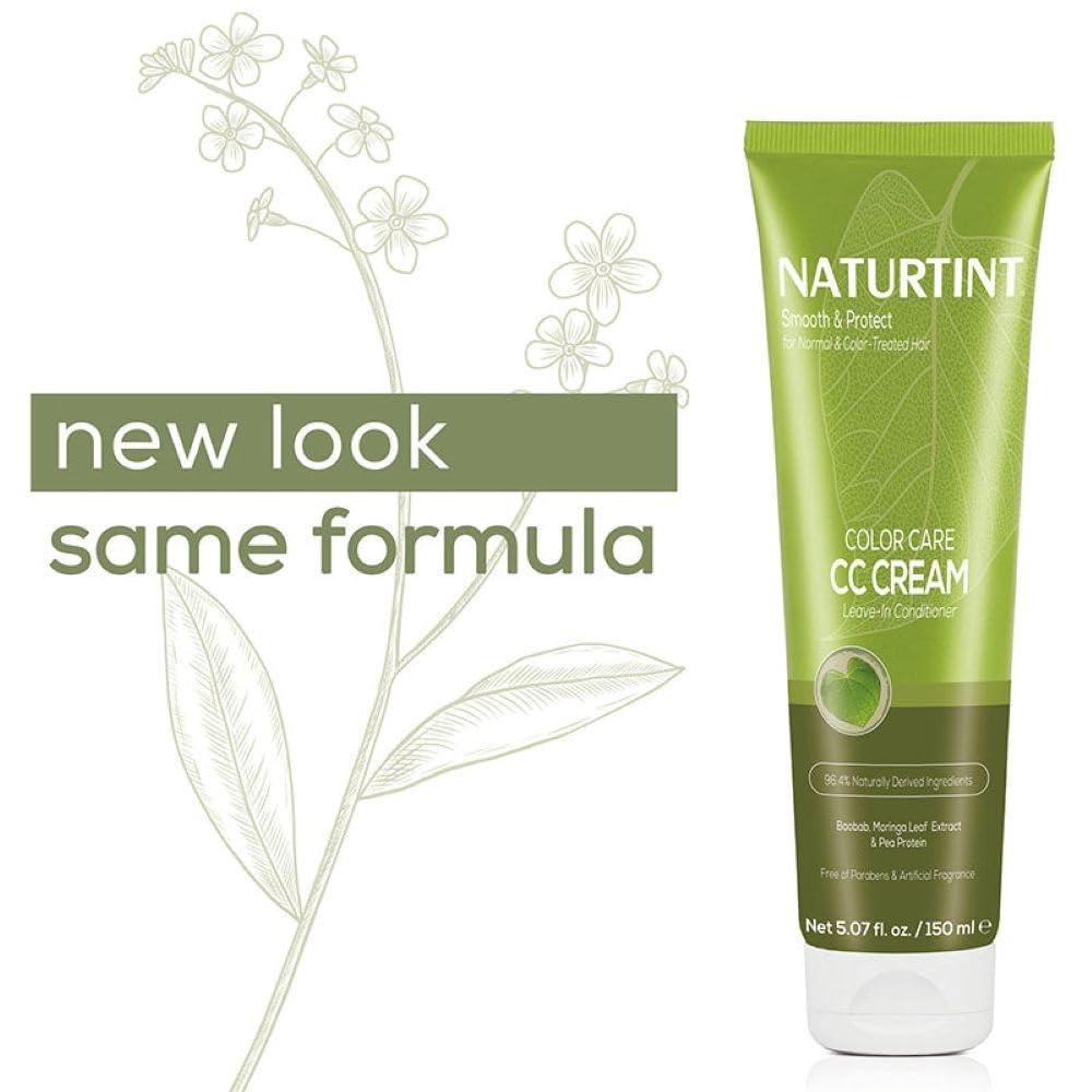 Naturtint leave in conditioner packaging displaying brand authenticity