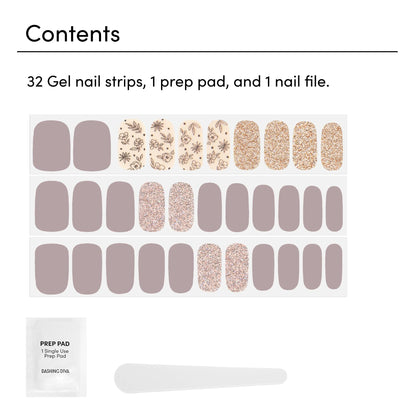 Dashing Diva Gloss nail strips application demonstration