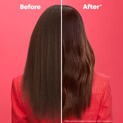 Matrix Glow Mania leave-in conditioner 250ml size close up