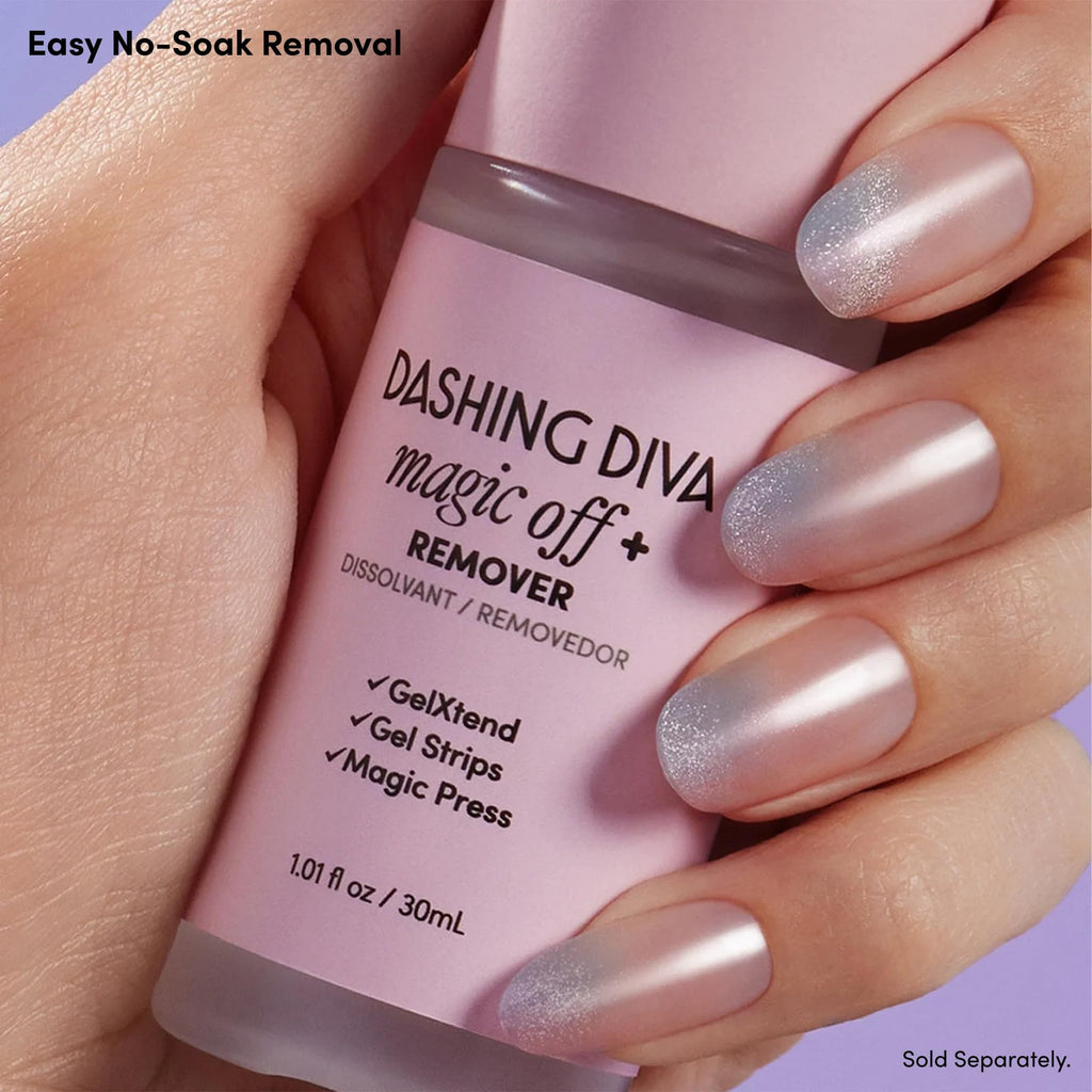 Dashing Diva Gloss chip resistant gel manicure set angled display