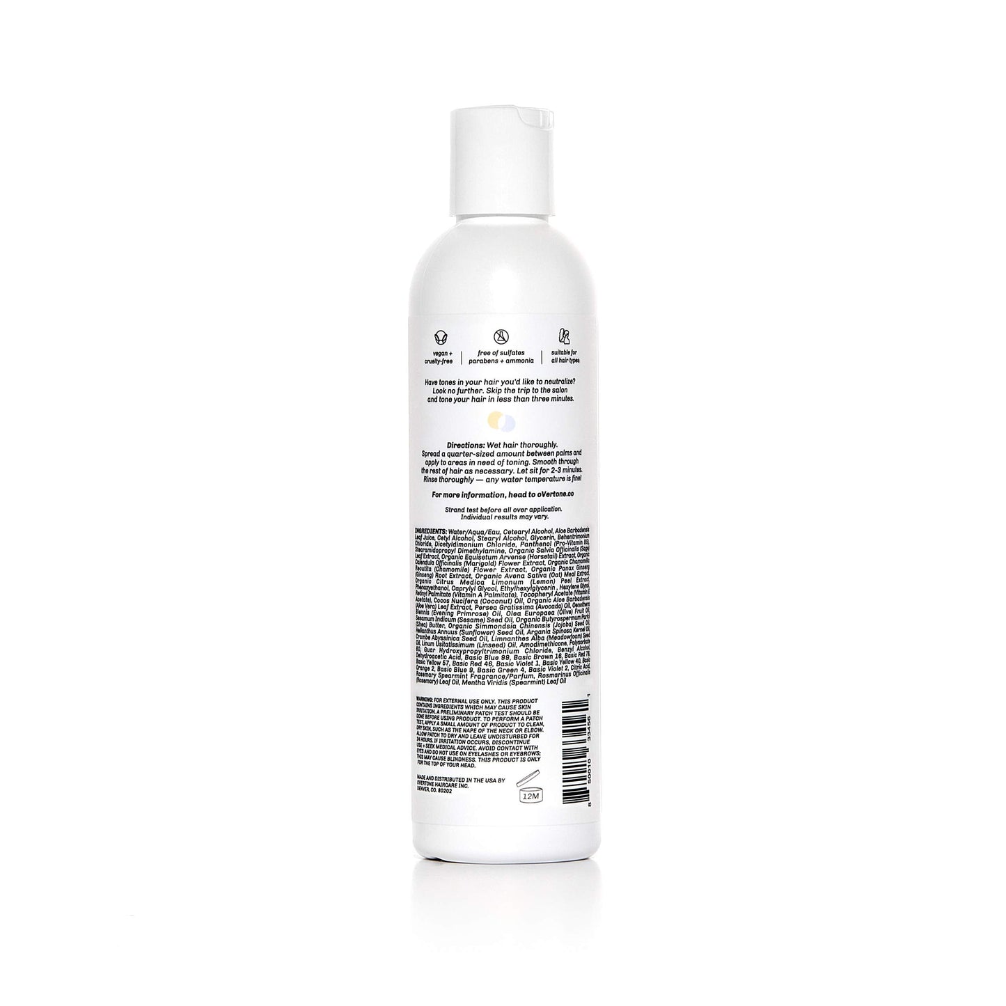 oVertone anti brassiness hair conditioner for blonde hair
