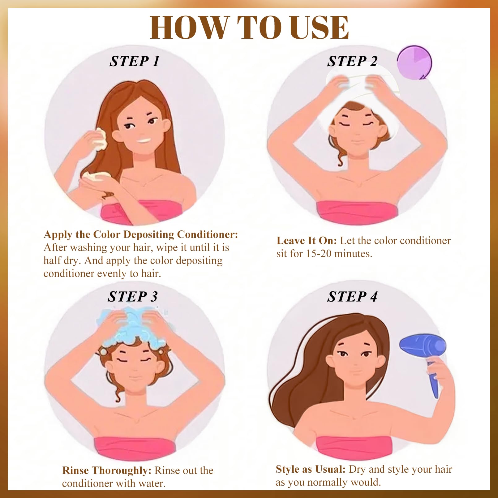 VOLLUCK copper color mask bottle highlighting the 150 ml fluid volume.