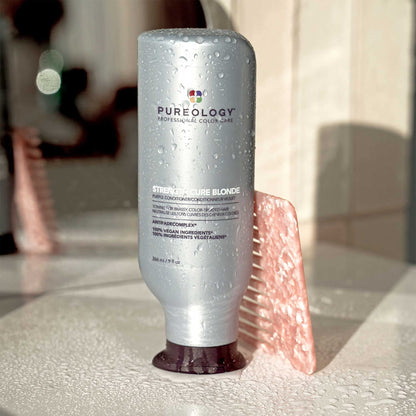 Pureology Strength Cure hair strengthening toning conditioner nine fluid ounce size