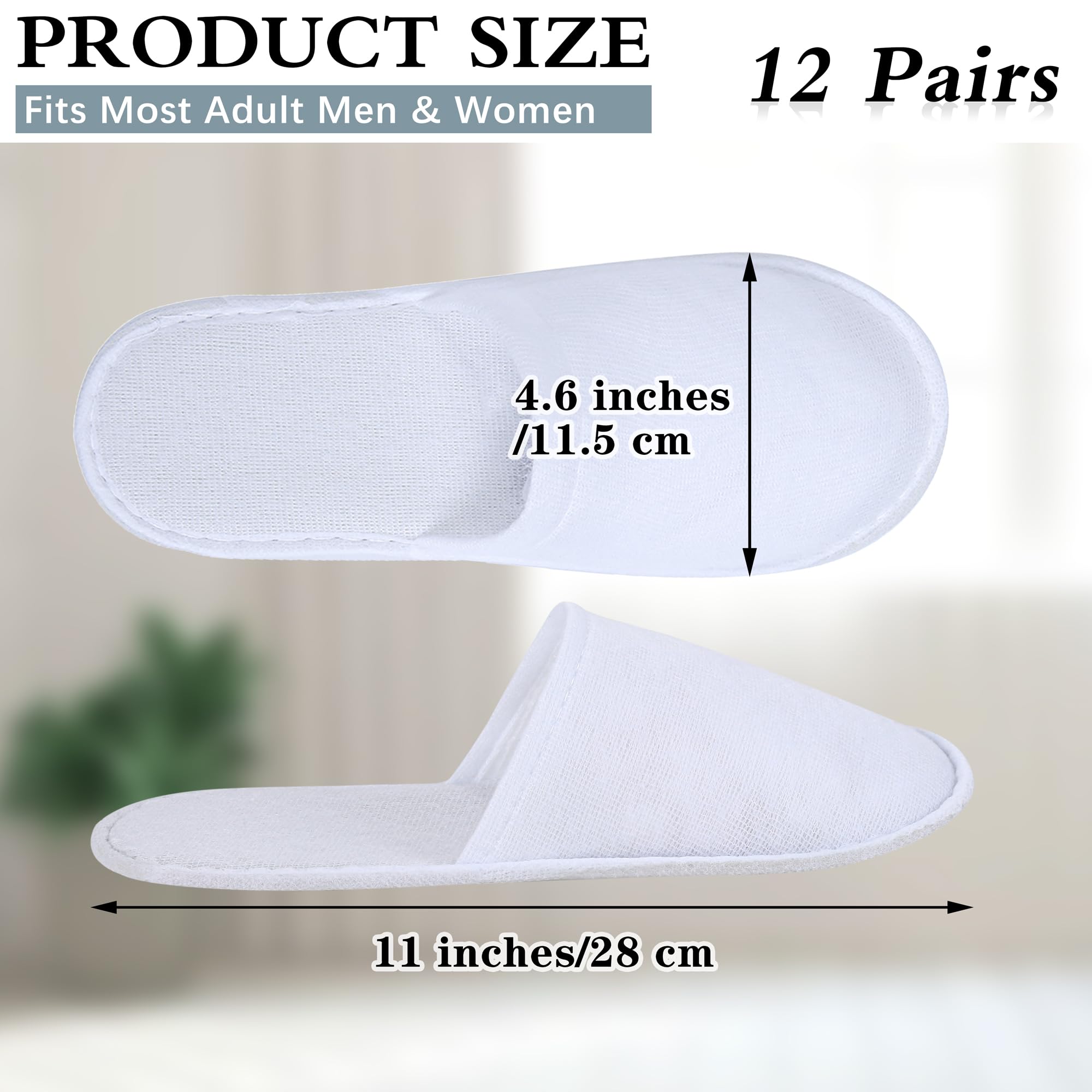 Side profile of Aneco unisex disposable footwear illustrating the flat pack design ideal for travel suitcase packing