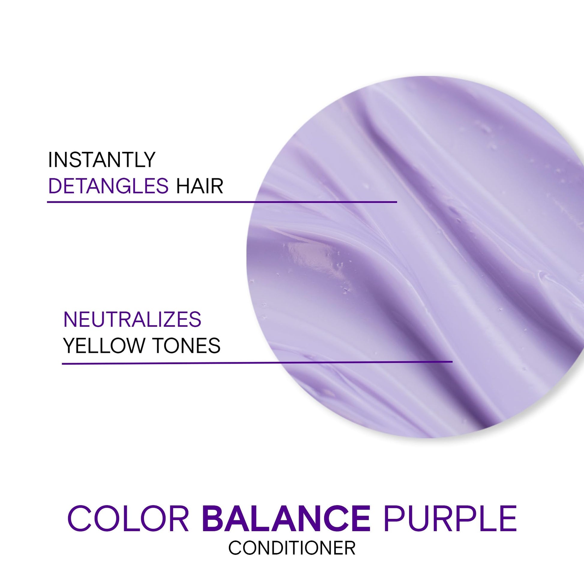Authentic USA imported Joico purple toning conditioner bottle cap and secure seal details.