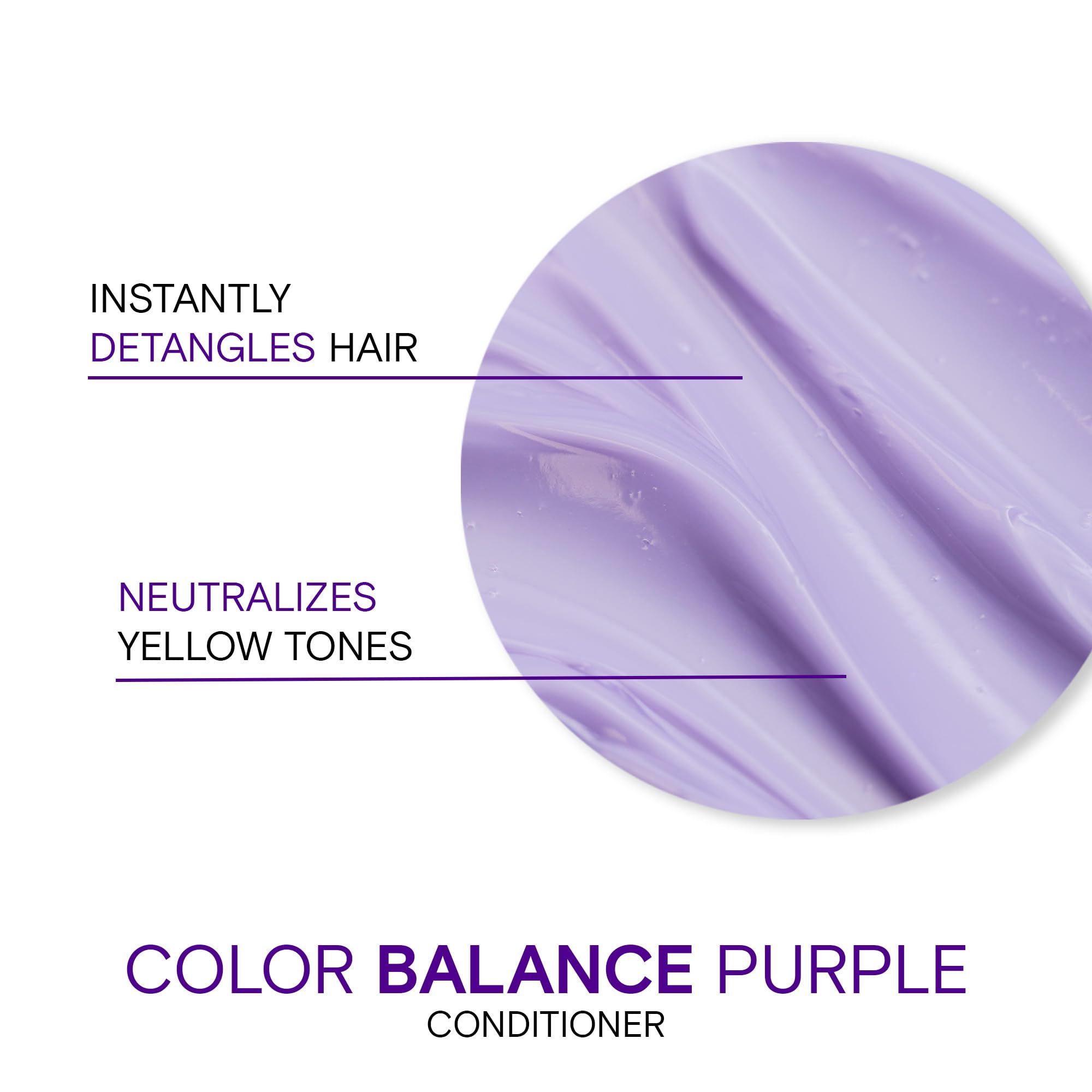 Authentic USA imported Joico purple toning conditioner bottle cap and secure seal details.