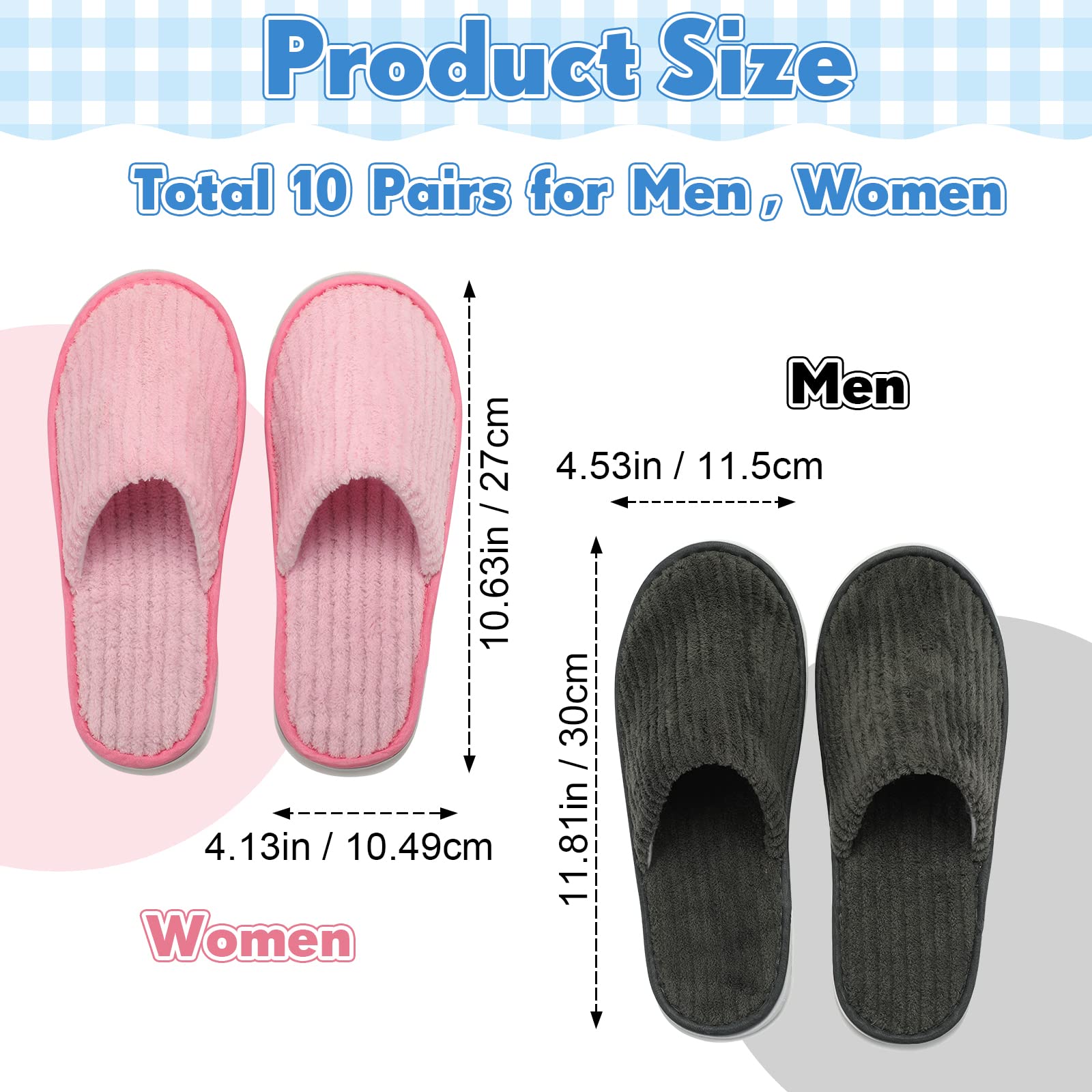 Non-slip EVA sole design of Zhehao hotel slippers