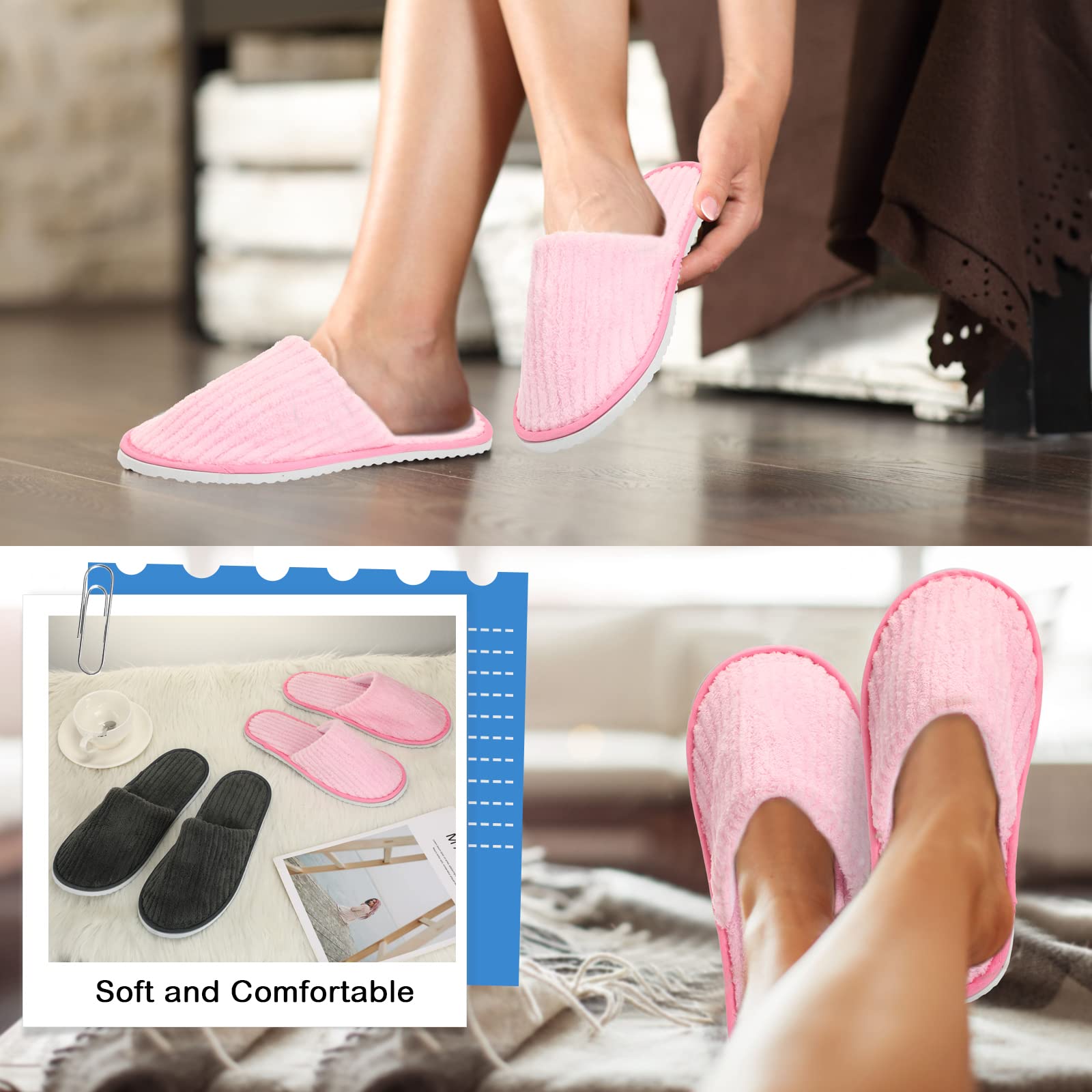 Comfortable indoor house slippers for men and women