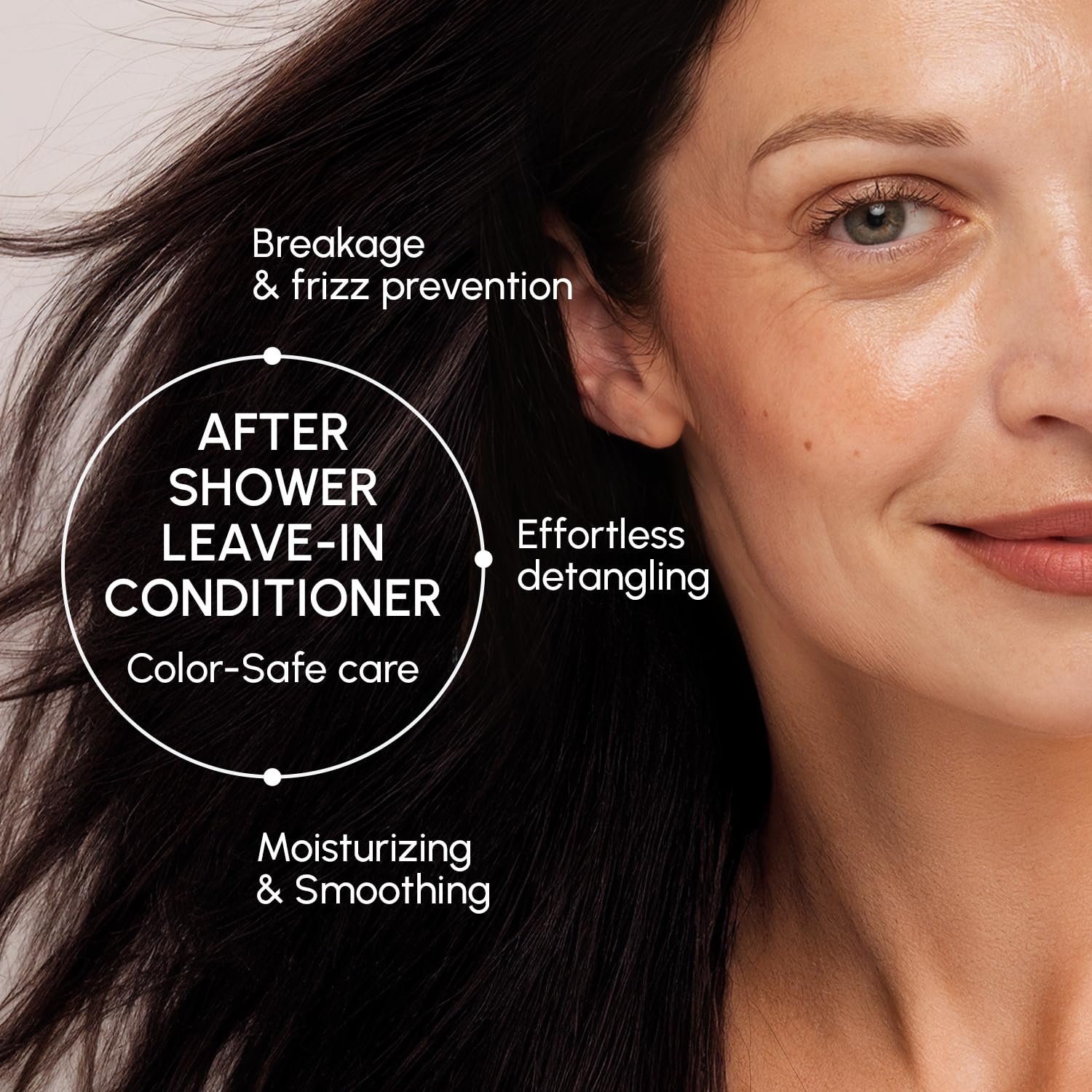 Lightweight sulfate free leave in cream for curly hair and wave definition