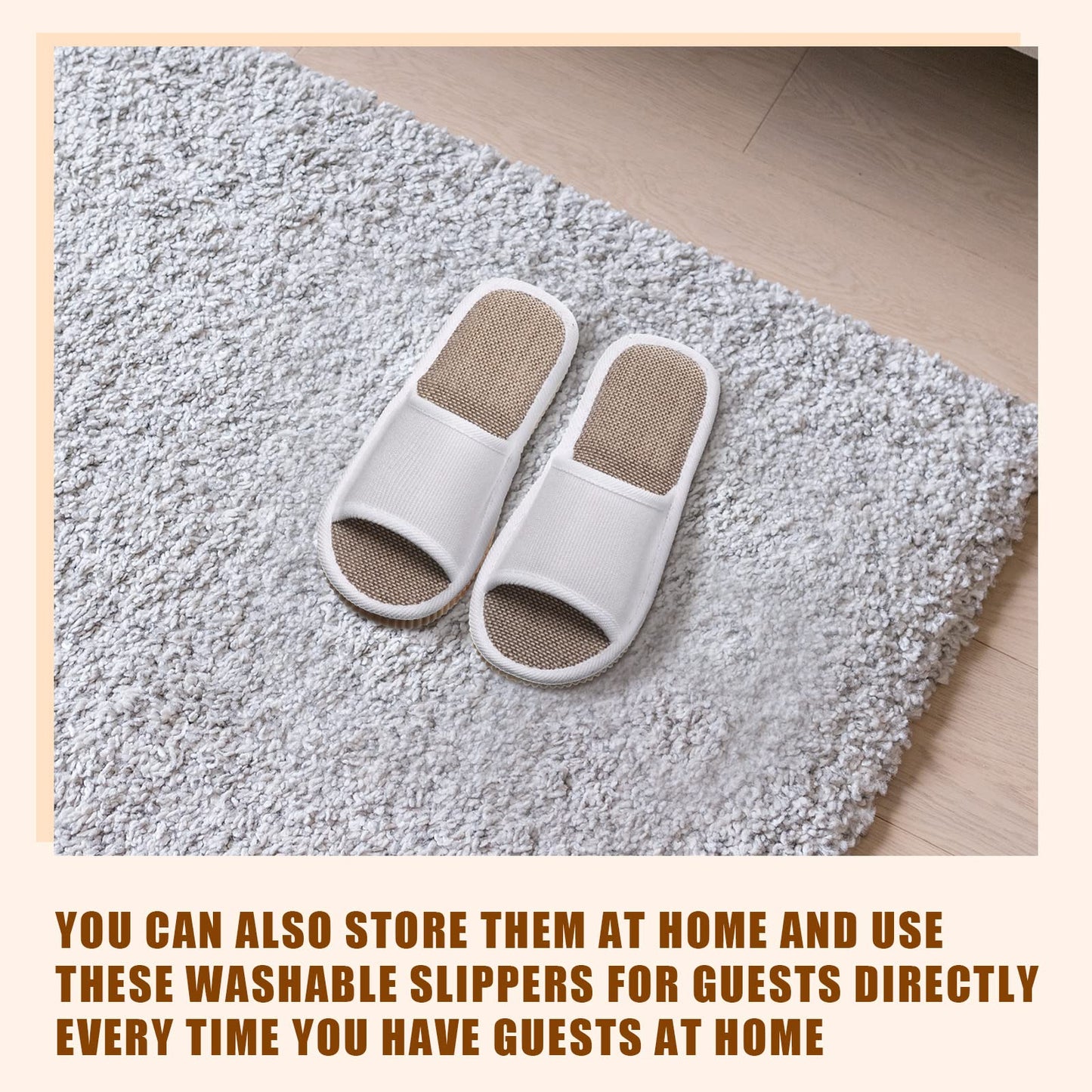 Travel-ready lightweight slippers in a storage bag