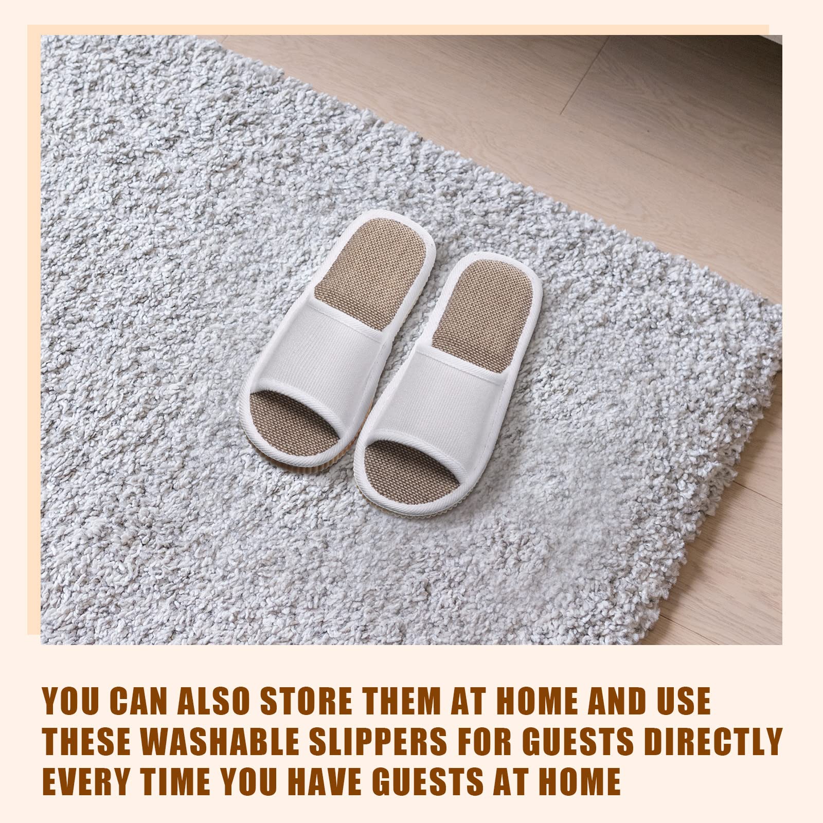 Travel-ready lightweight slippers in a storage bag