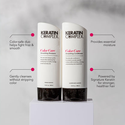 Keratin Complex Color Care Conditioner bottle placed upright showing its sleek salon packaging