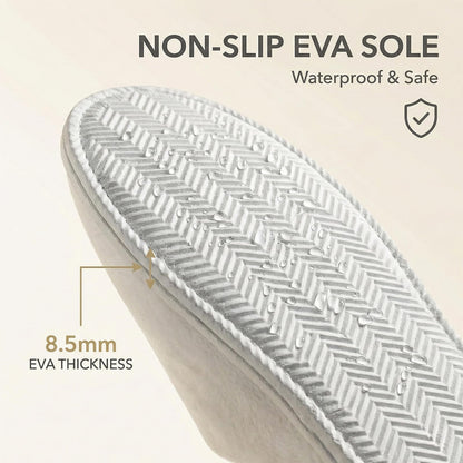 Unisex white hotel slippers individually wrapped for hygiene