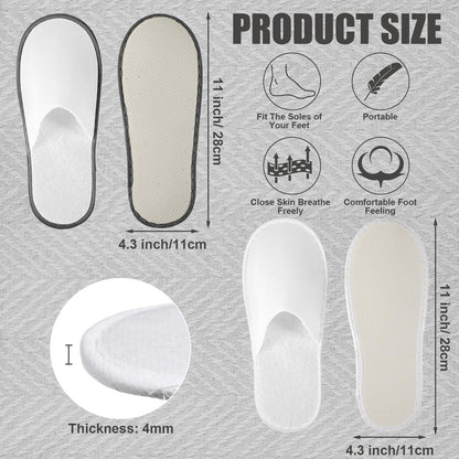 Ramede 80 pairs disposable spa slippers in packaging