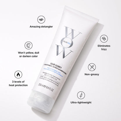 COLOR WOW salon exclusive argan oil infused hair conditioner texture and squeeze bottle