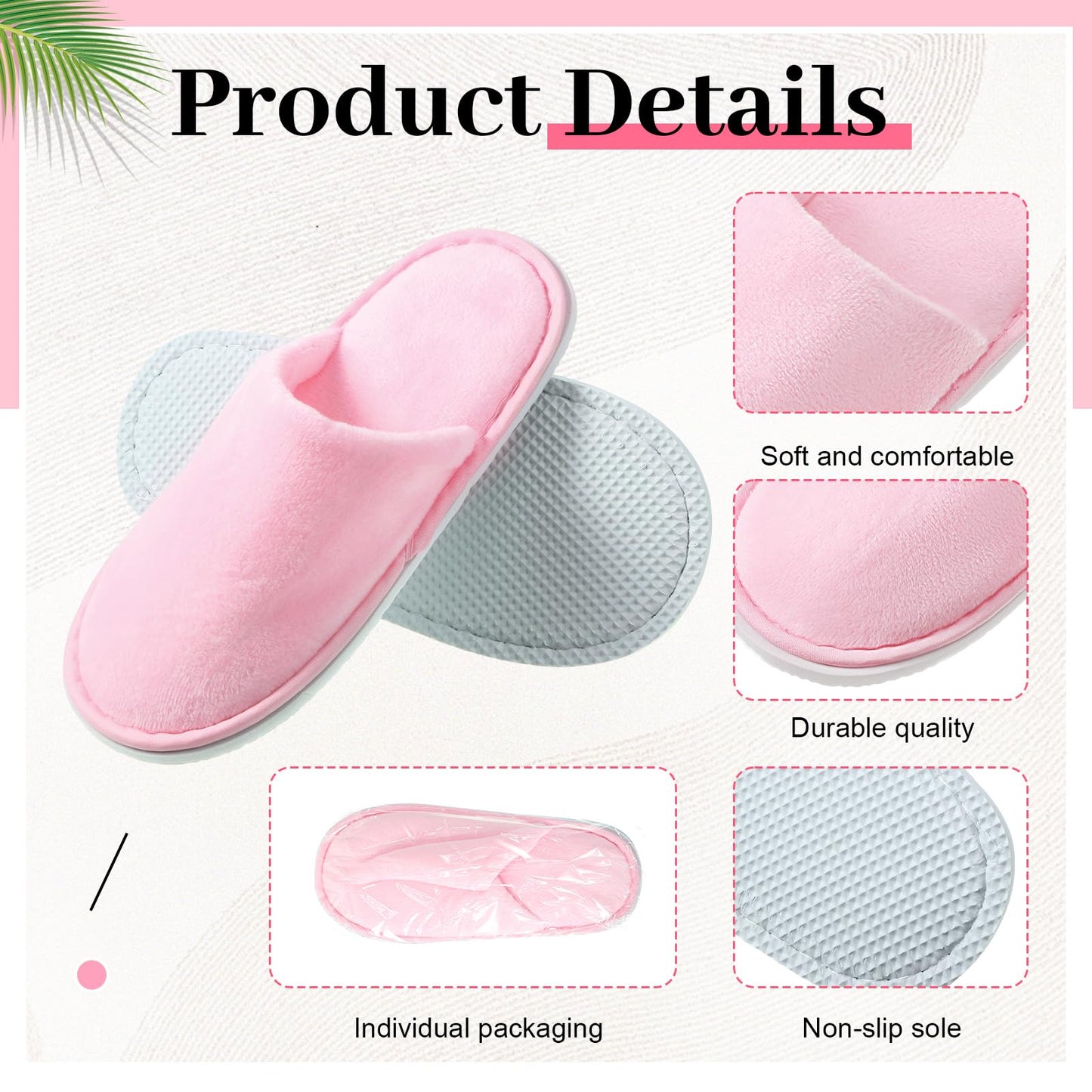 Non slip EVA sole detail on children slippers