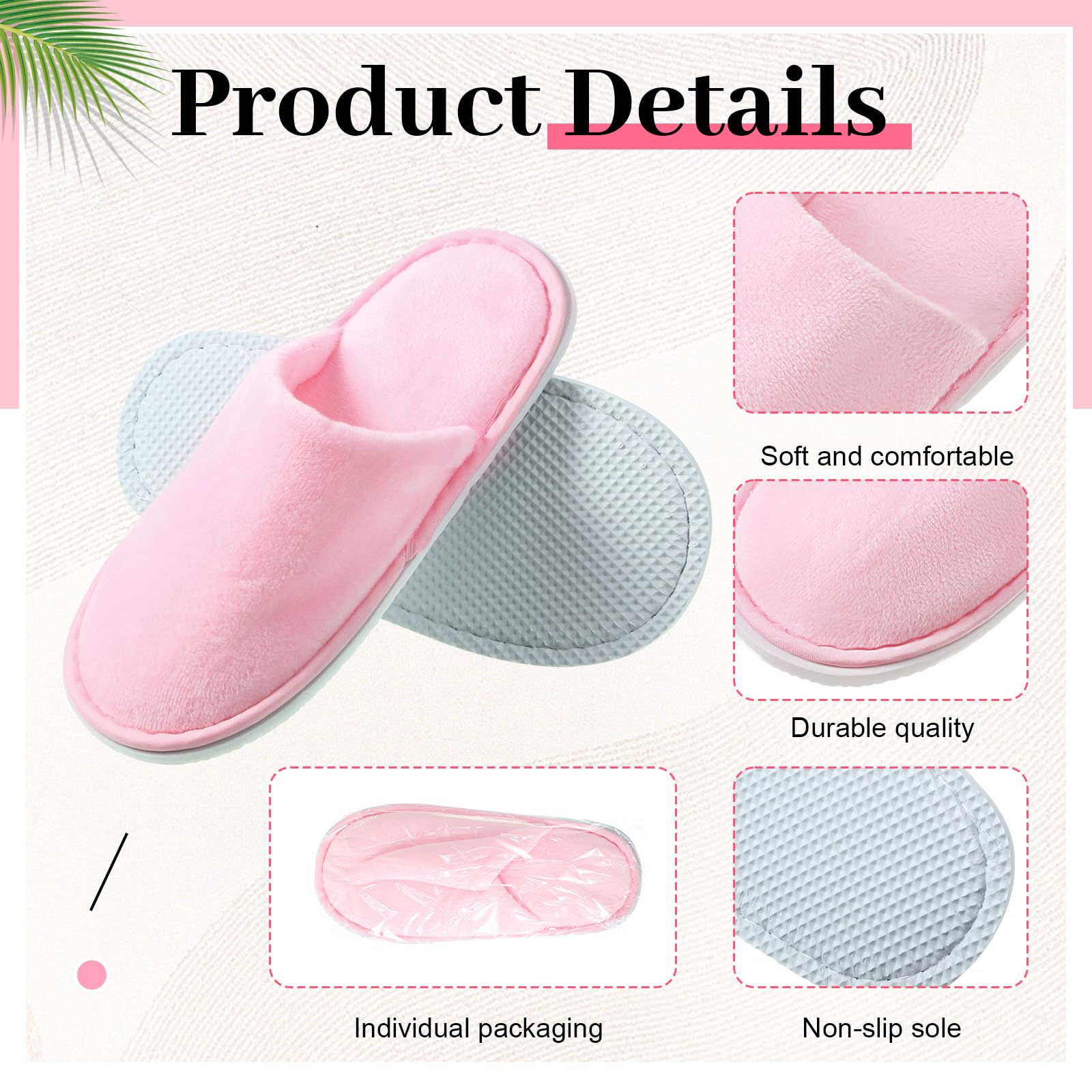 Non slip EVA sole detail on children slippers