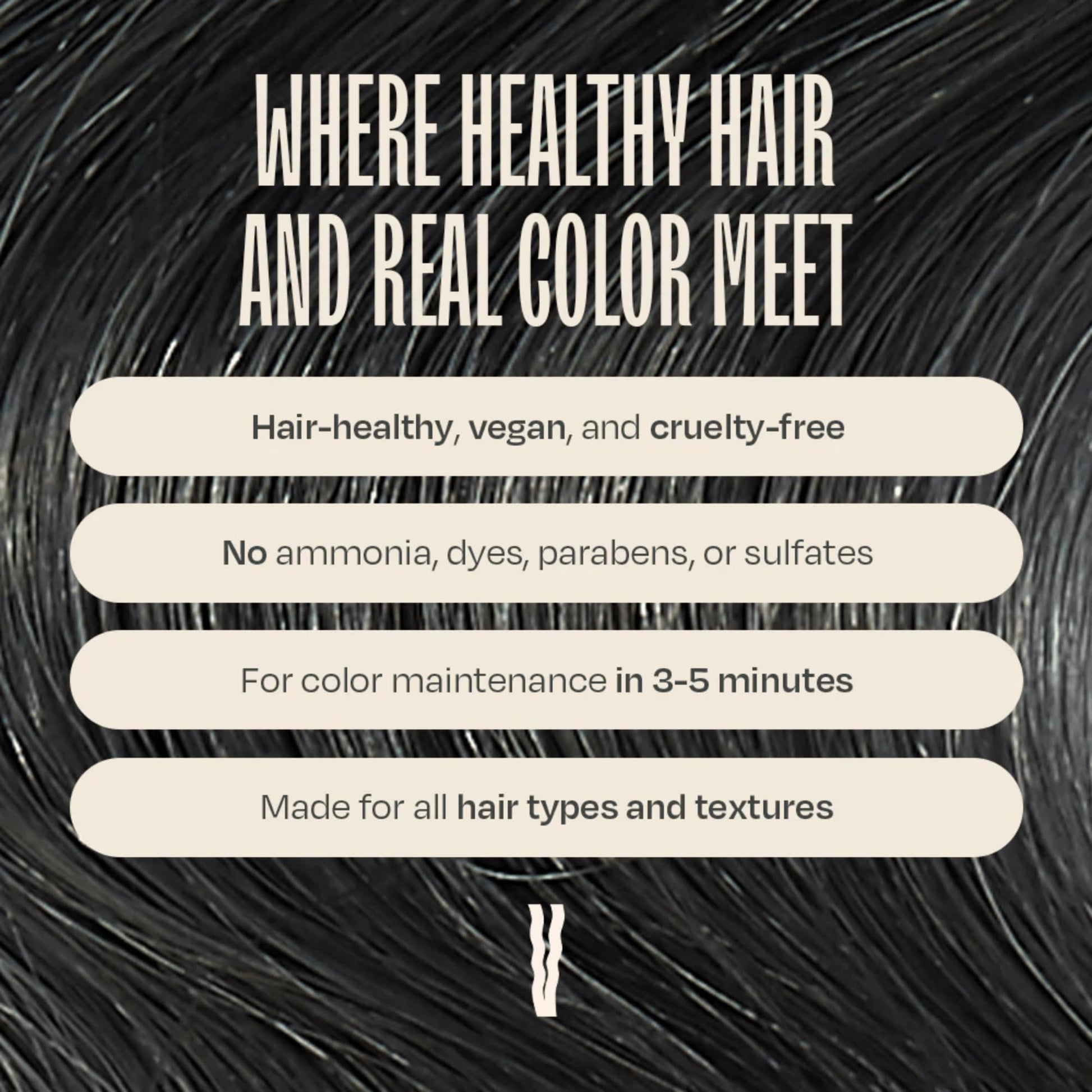 Overtone purple hair color conditioner tube showing the vegan and cruelty free logos.