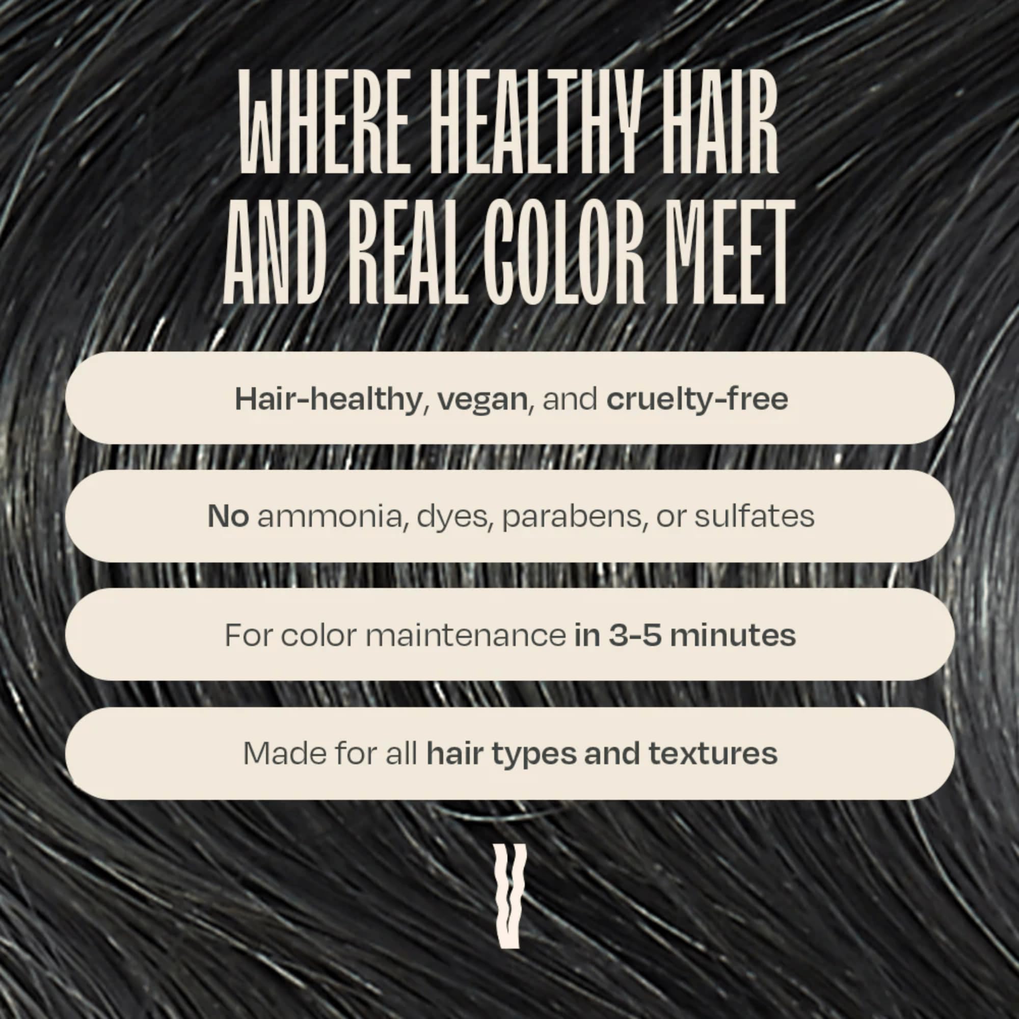 Overtone purple hair color conditioner tube showing the vegan and cruelty free logos.