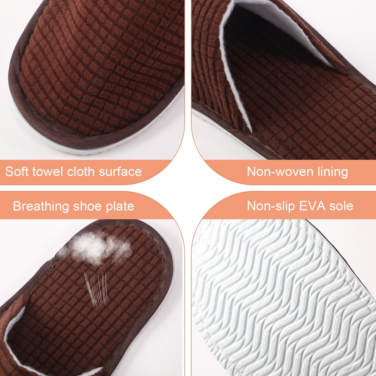 Geyoga slippers arranged for guest hospitality usage