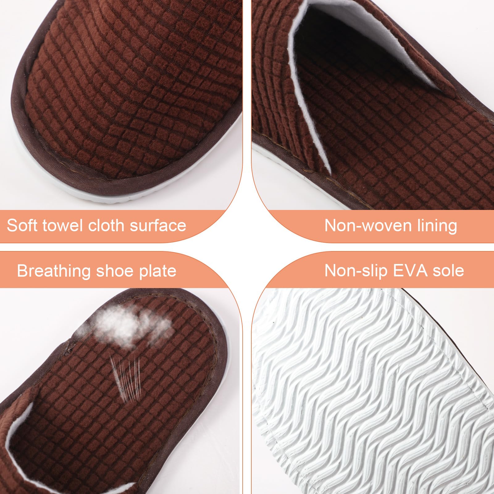 Geyoga slippers arranged for guest hospitality usage