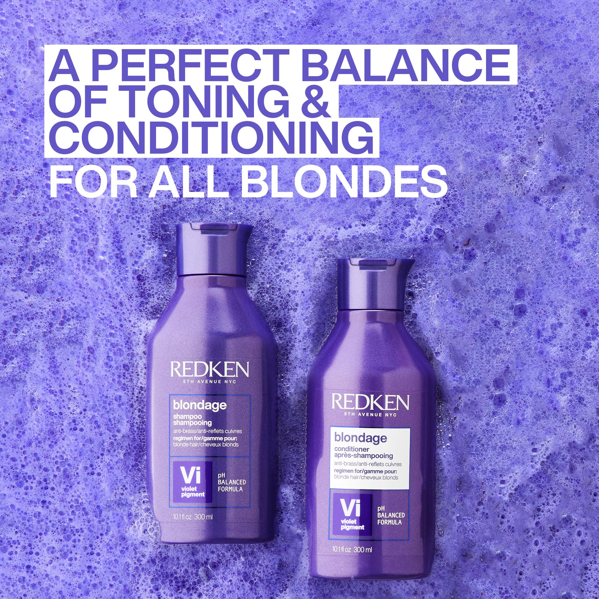 Redken color extend blondage moisturizing conditioner for cool blonde hair maintenance