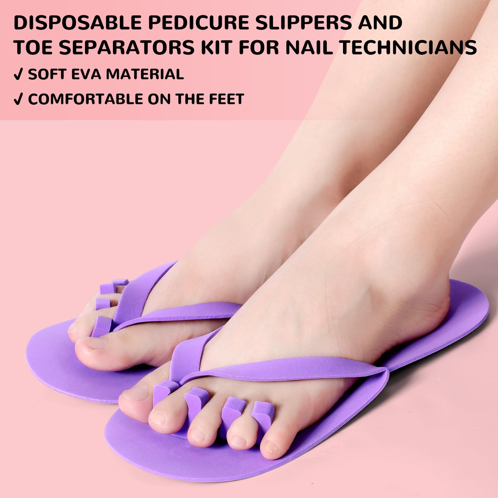 Suhine EVA foam pedicure slippers for professional spa use