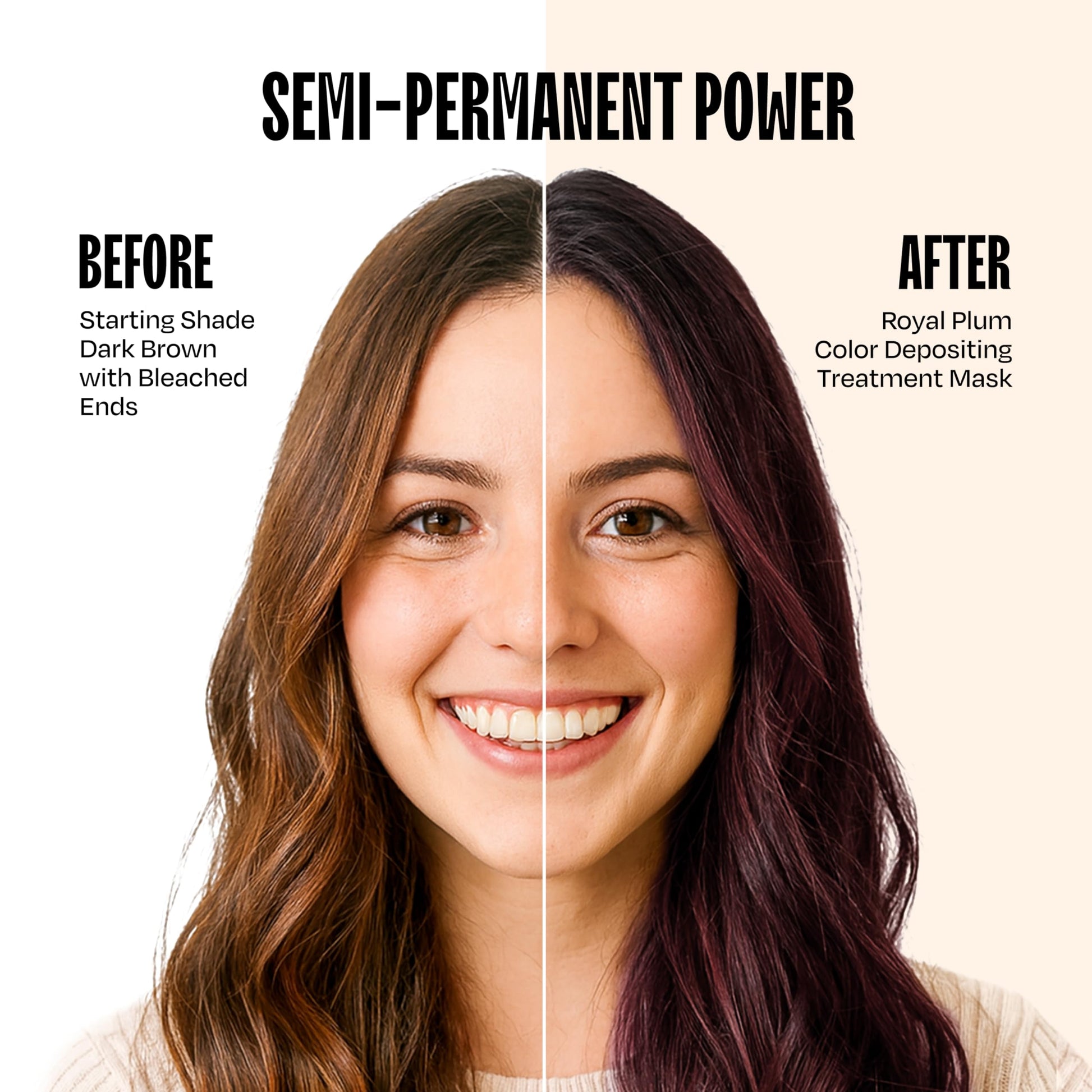 Overtone nourishing damage free hair color conditioner bottle highlighting the clean vegan and cruelty free certifications.