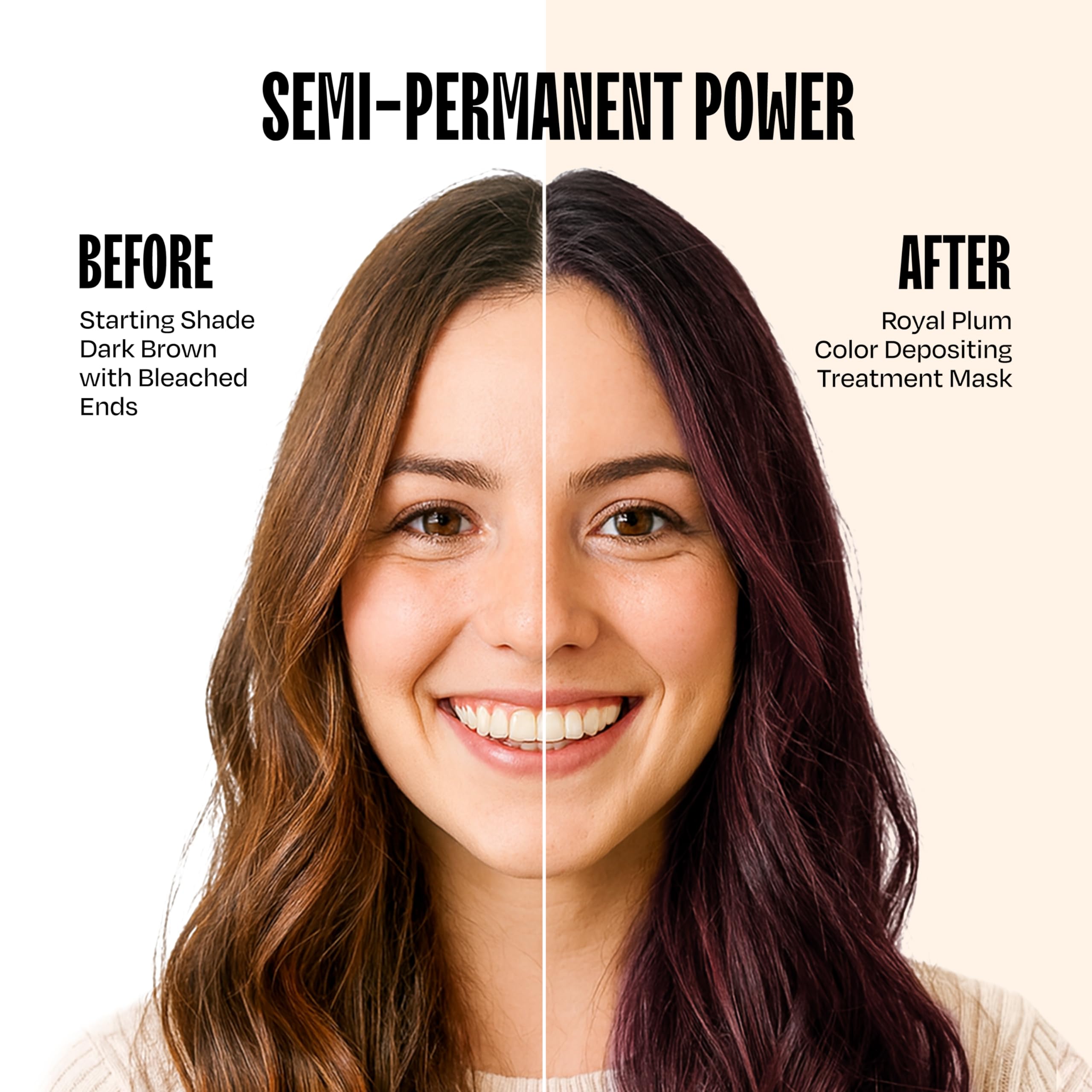 Overtone nourishing damage free hair color conditioner bottle highlighting the clean vegan and cruelty free certifications.