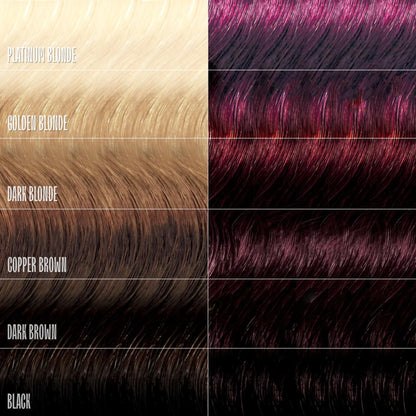 Overtone semi permanent color depositing conditioner formula showing ingredients like shea butter and coconut oil.