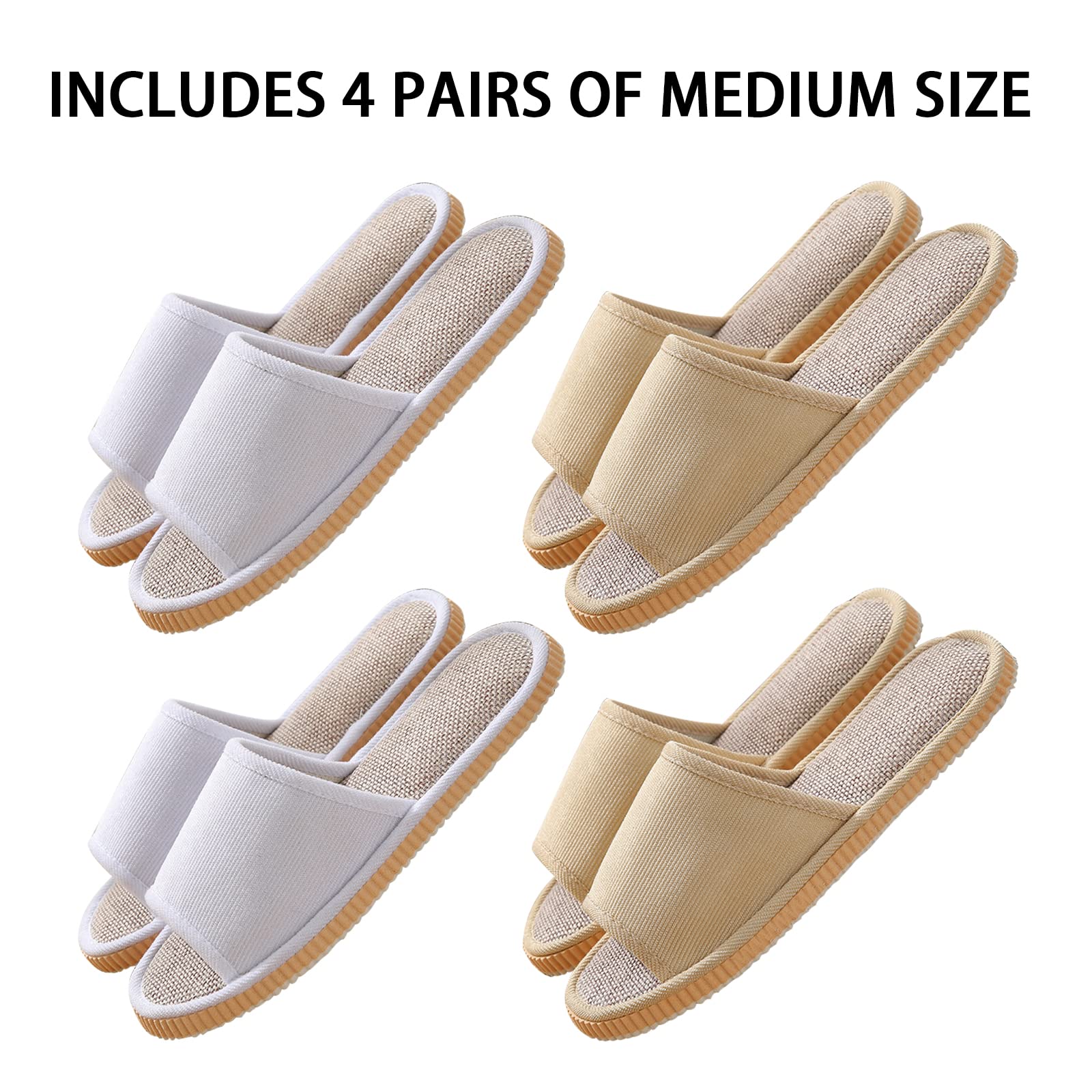 Unisex washable indoor spa slippers