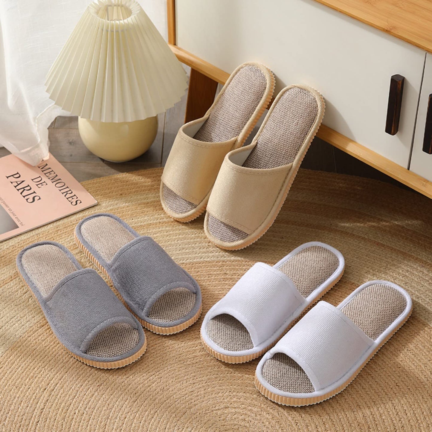 Biroris corduroy material guest footwear