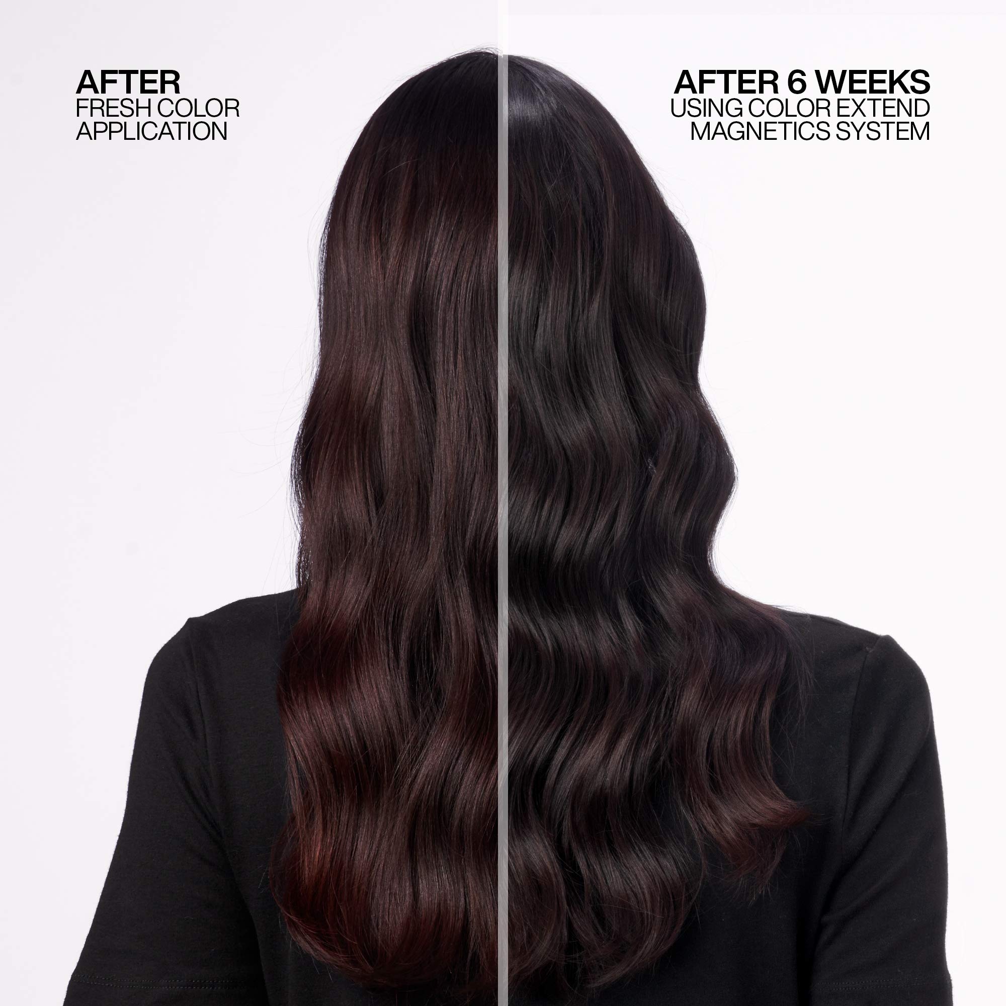 Sulfate free color protecting conditioner bottle showcasing key product benefits