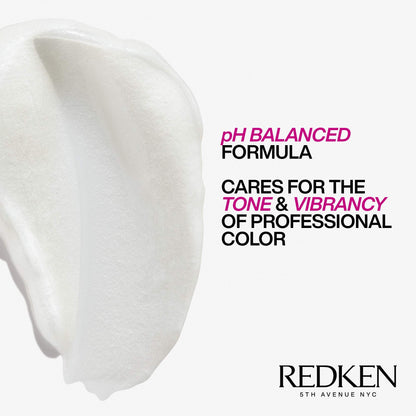 Redken professional hair care color extend magnetics formula showing bottle texture