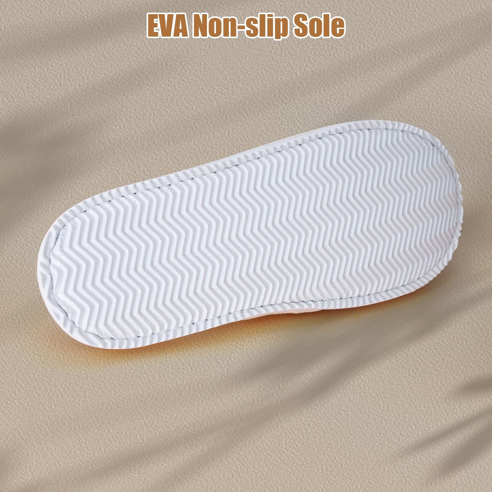 Soft polar fleece guest slippers indoor use