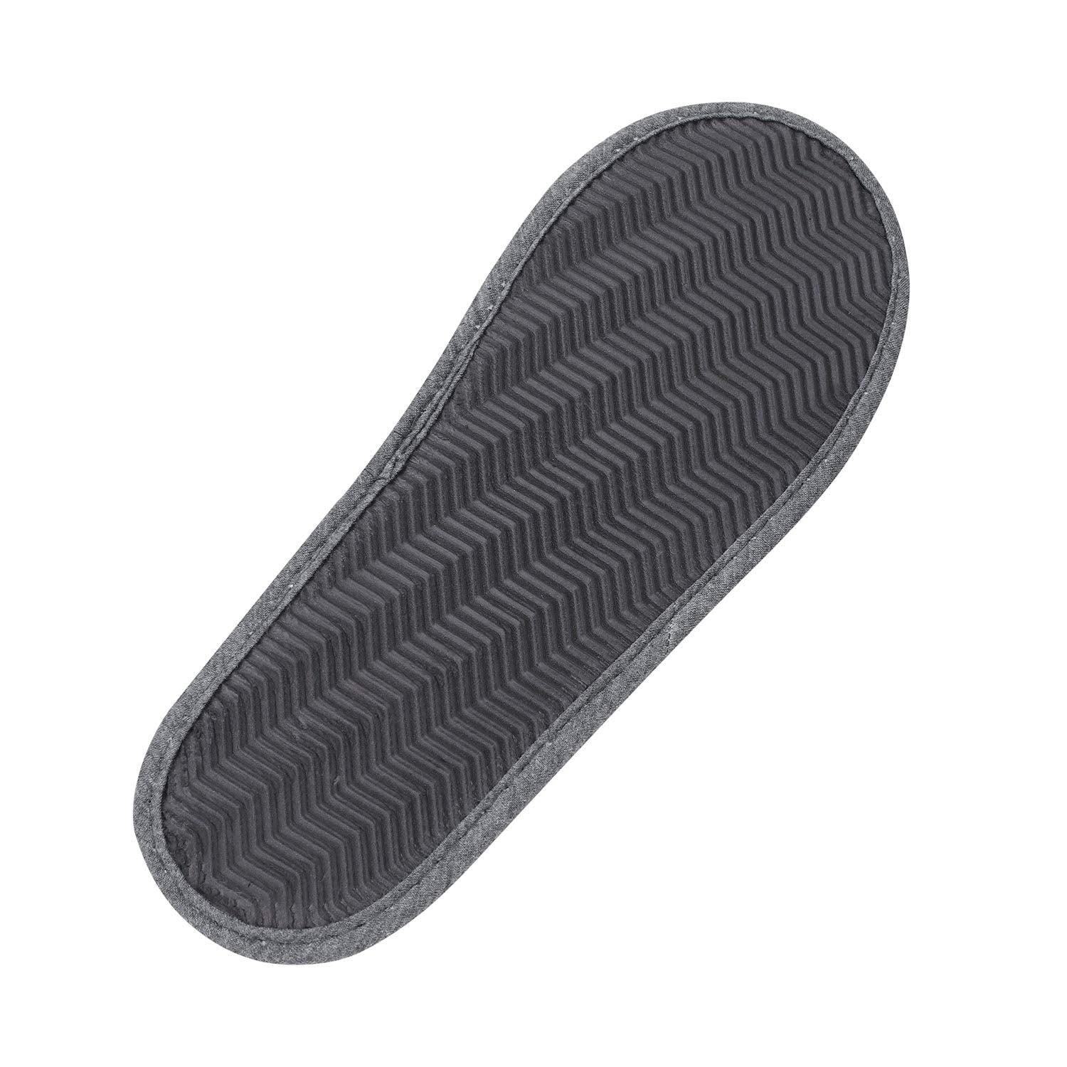 Close up view of the premium soft cotton lining inside the Ibluelover closed toe slippers.