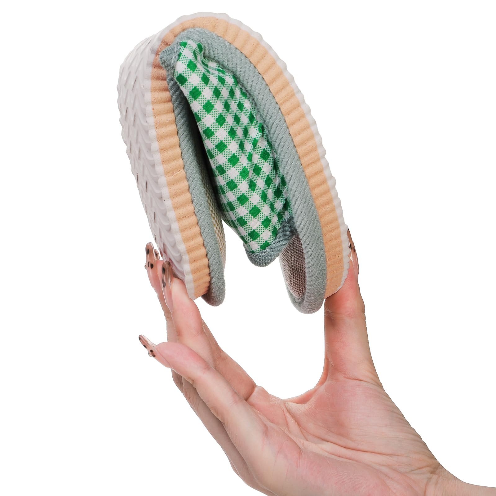 Multi-color linen cotton spa slippers for guests