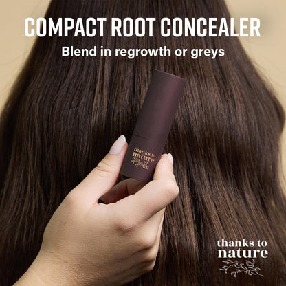 Thanks To Nature temporary hair color packaging back view with directions.