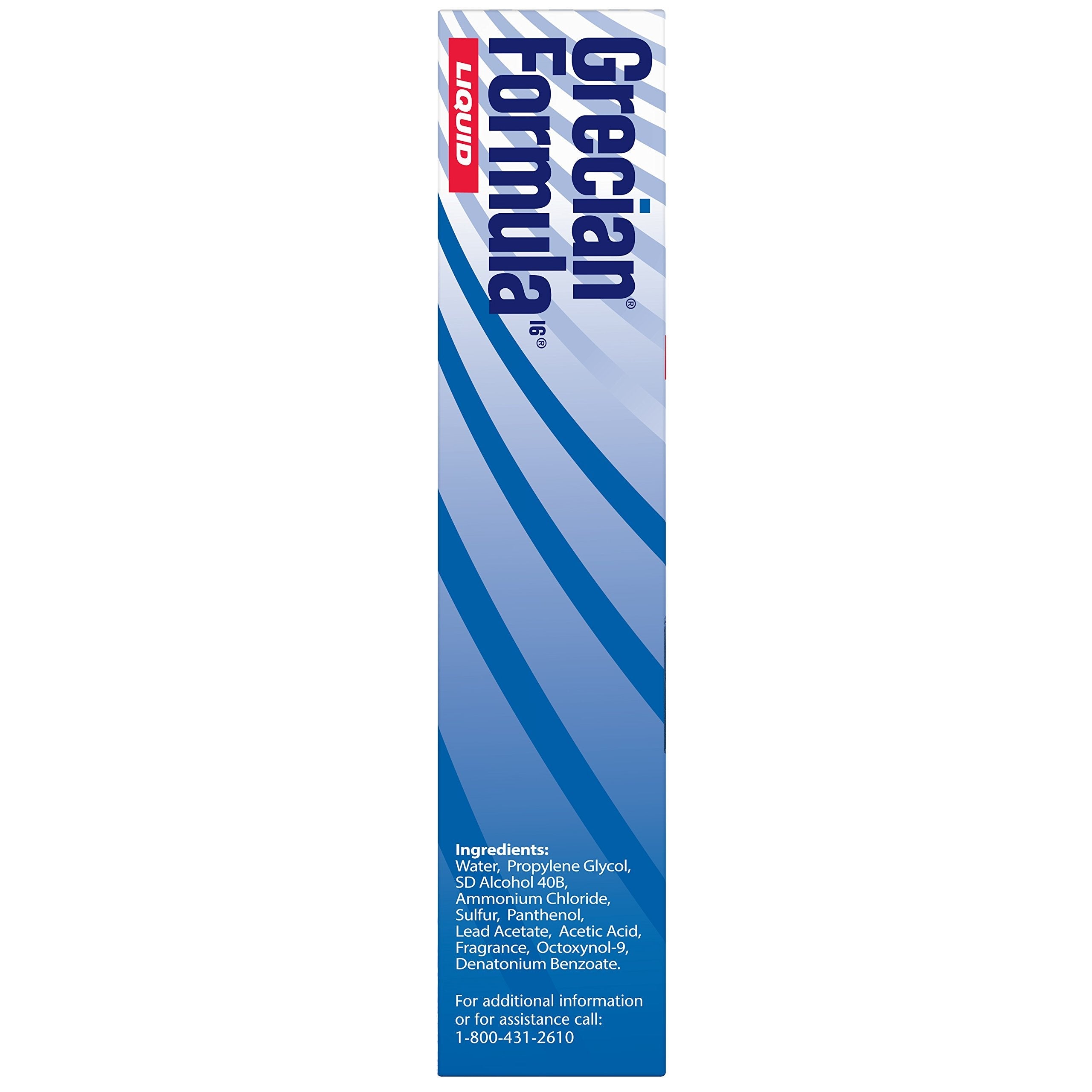 Close up of the imported packaging texture detailing the premium built in conditioning base benefits.