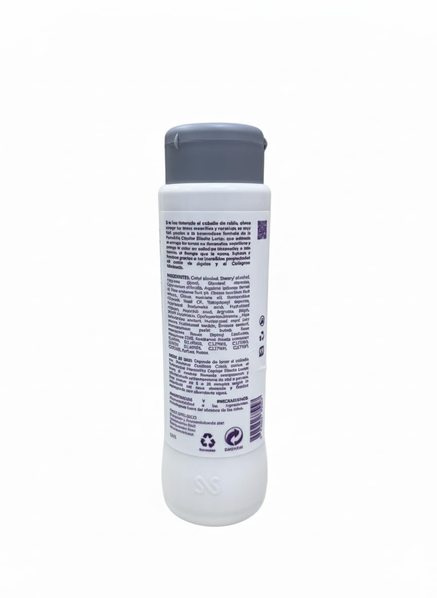 Biocress Bio Cress 10 Tratamiento Capilar Efecto Lunar purple mask cream texture for silver hair