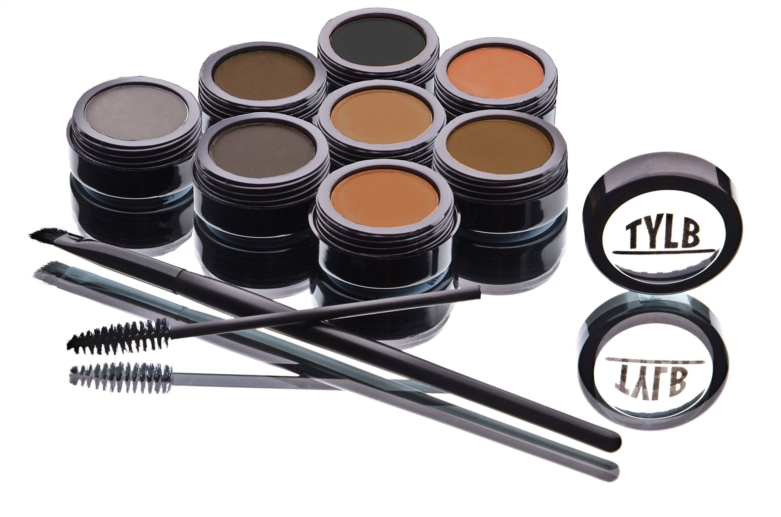 One minute brush on gray hair coverage solution for mustaches