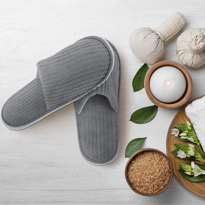 Comfortable spa slippers for guests