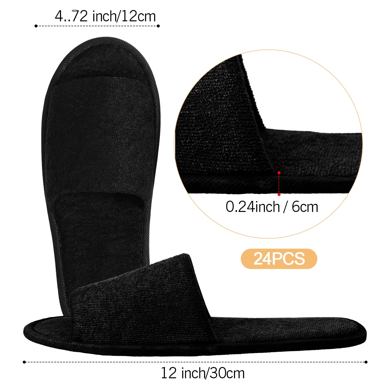Tideme non-slip sole detail for indoor slippers