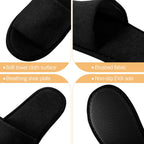Bulk pack of 24 pairs of Tideme hotel slippers